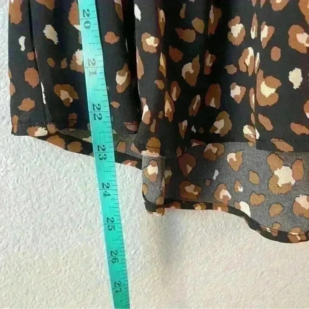 Sienna Sky New Leopard Top Sz xs - Picture 11 of 12